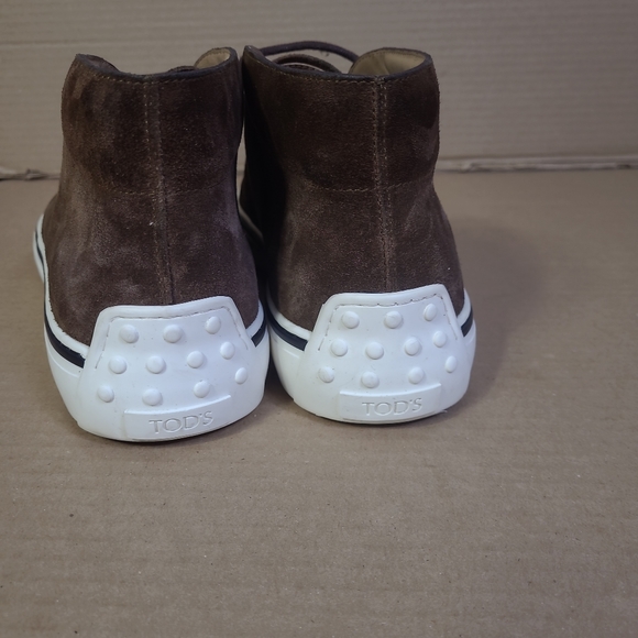 Tod's Suede Brown Desert Boot Sneaker  Casual Men Sz 12 - Picture 5 of 16